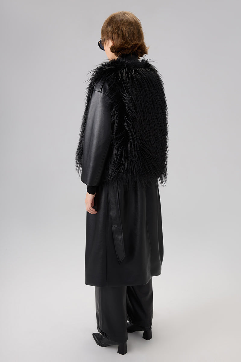 NEW MADISON FAUX FUR VEST