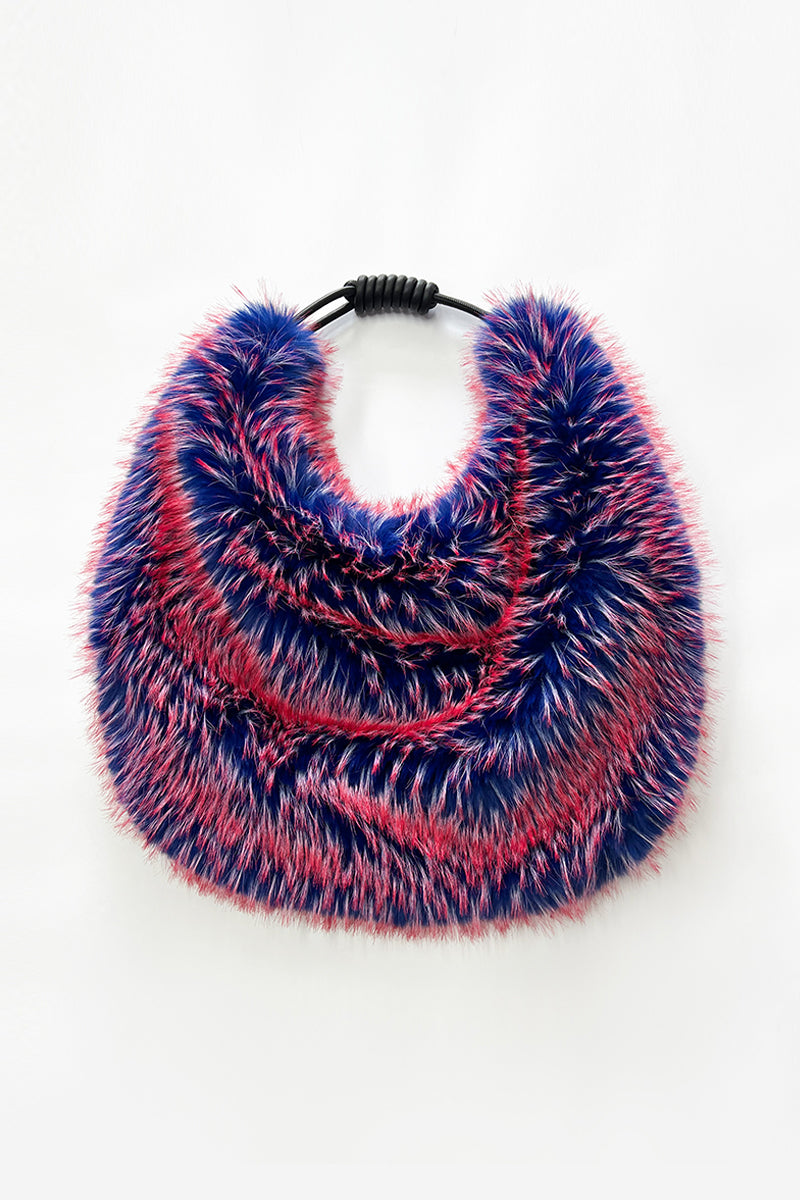 FAUX FUR TOTE