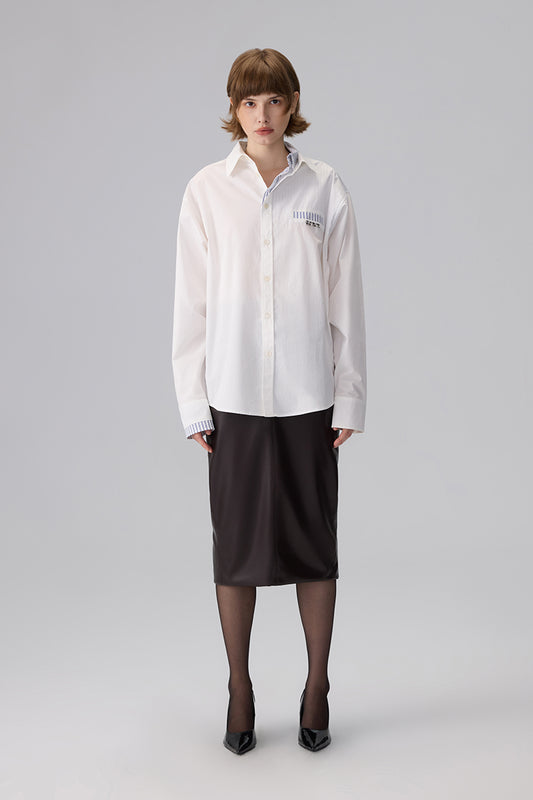 LAYERED LOOK BLOUSE